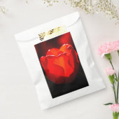 Rode Tulp Bloem - Vuur Bedankzakje (Gezegeld)