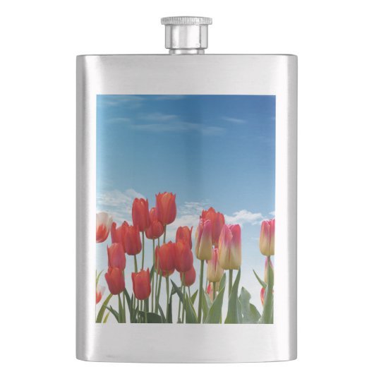 Rode Tulp Bloemen-30247 Flacon (Voorkant)