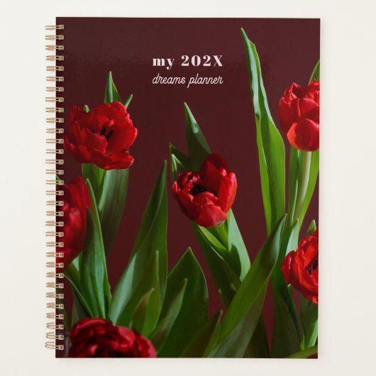 Rode Tulp Droomplanner Planner (Voorkant)