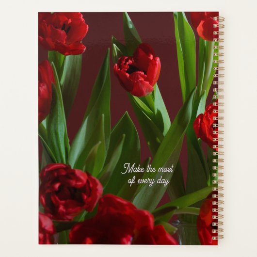 Rode Tulp Droomplanner Planner (Achterkant)