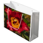 Rode tulp groot cadeauzakje (Voorkant Gekanteld)