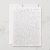 Rode tulp op het Vrijgezellenfeest van Crackle Pai Kaart (Achterkant)