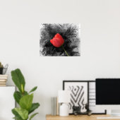 Rode Tulp Poster (Thuiskantoor)
