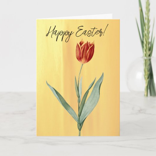 , rode Tulp, snellere Kaart (Voorkant)