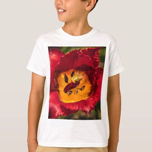 Rode tulp t-shirt (Voorkant)