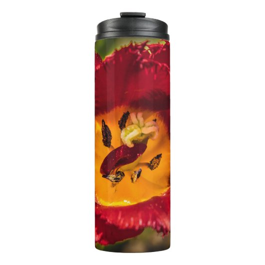 Rode tulp thermosbeker (Voorkant)
