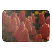 Rode tulpbloem badmat (Voorkant)