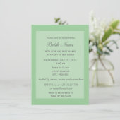 Rode tulpbloemen omkopen een doucheuitnodiging. kaart (Staand voorkant)