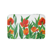 Rode tulpen badmat (Voorkant)