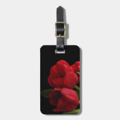 Rode tulpen bagagelabel (Voorkant verticaal)
