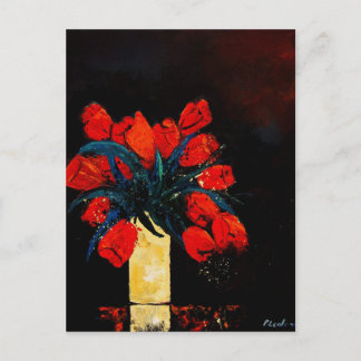 rode tulpen briefkaart