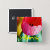 Rode Tulpen ・ Button (Voorkant /achterkant)