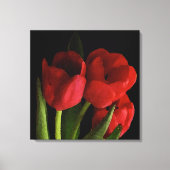 Rode tulpen canvas afdruk (Voorkant)