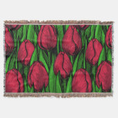Rode tulpen deken (Voorkant)