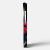 Rode Tulpen en bewegend artistiek apparaat Hoesje (Achterkant / Links)