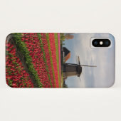 Rode tulpen en een windmolen Case-Mate iPhone case (Achterkant (horizontaal))