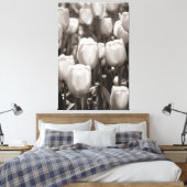 Rode tulpen fotoprint. canvasprint canvas afdruk (Insitu (Slaapkamer))