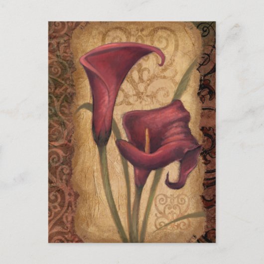 Rode Tulpen I Briefkaart (Voorkant)