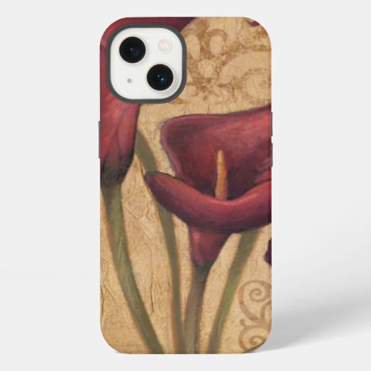 Rode tulpen I iPhone Hoesje (Achterkant)