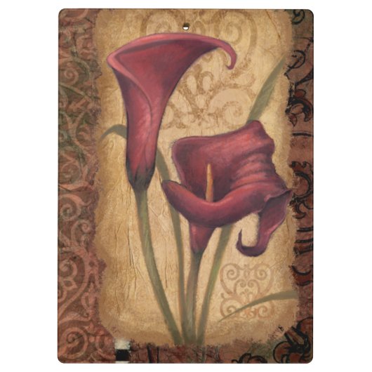 Rode Tulpen I Klembord (Achterkant)