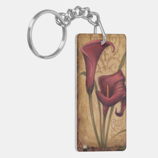 Rode Tulpen I Sleutelhanger (Voorkant Links)