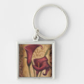 Rode Tulpen I Sleutelhanger (Voorkant)