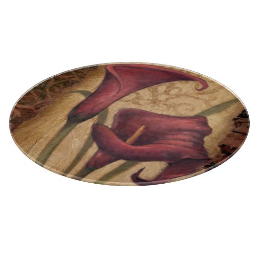 Rode Tulpen I Snijplank (Hoek)