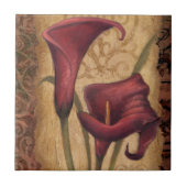 Rode Tulpen I Tegeltje (Voorkant)