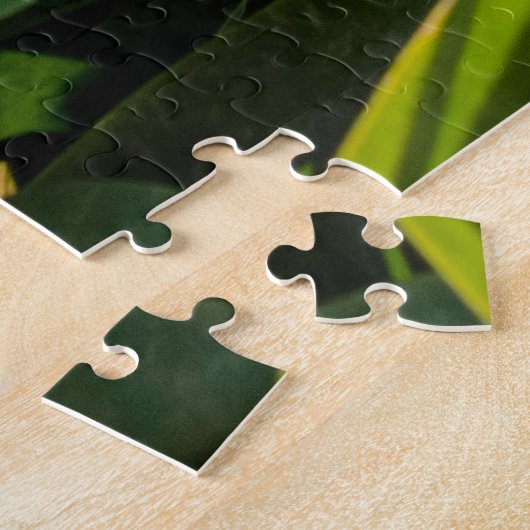 Rode tulpen in bloei legpuzzel (Zijkant)