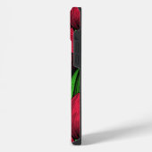 Rode tulpen iPhone hoesje (Linkerkant)