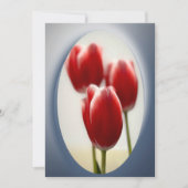 Rode tulpen kaart (Voorkant)