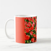 Rode tulpen koffiemok (Links)
