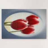 Rode tulpen legpuzzel (Horizontaal)