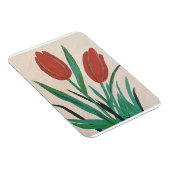 Rode tulpen magneet (Rechterzijde)