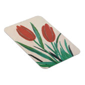 Rode tulpen magneet (Rechterzijde)