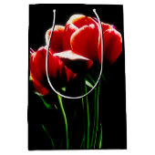 Rode tulpen medium cadeauzakje (Voorkant)