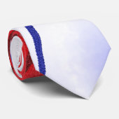 Rode Tulpen met blauw Stropdas (Opgerold)