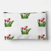 Rode tulpen met groen etui (Achterkant)