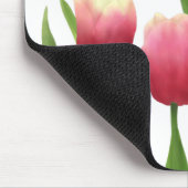 Rode tulpen met groen muismat (Hoek)