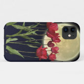 Rode Tulpen & Moon Art iPhone 5 Hoesje (Achterkant (horizontaal))