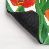 Rode tulpen muismat (Hoek)