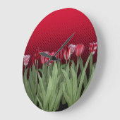 Rode Tulpen op gradiënt Grote Klok (Hoek)