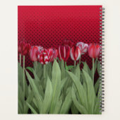 Rode Tulpen op gradiënt Planner (Achterkant)