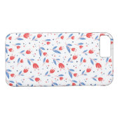 rode tulpen op wit Case-Mate iPhone case (Achterkant (Horizontaal))