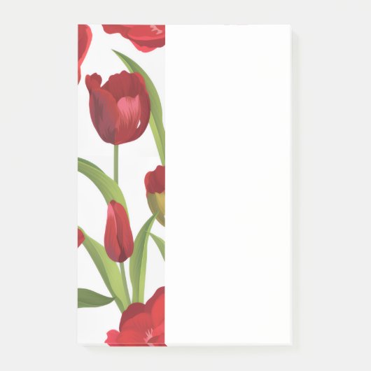 Rode Tulpen  Post-it® Notes (Voorkant)