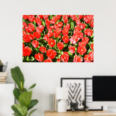 Rode tulpen poster (Thuiskantoor)