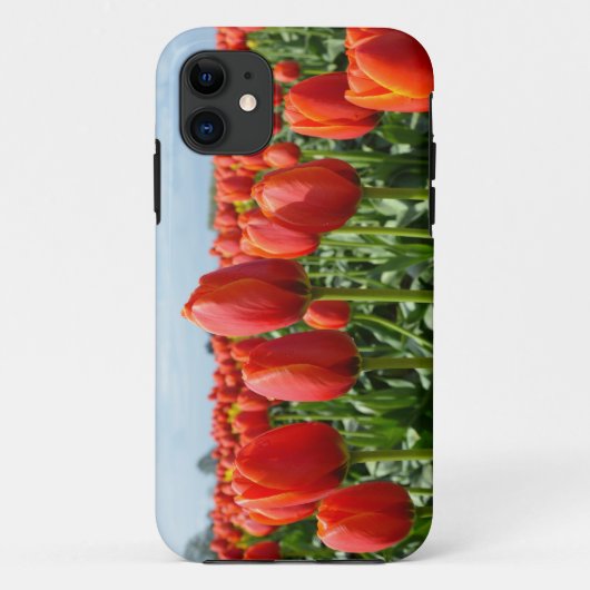 Rode tulpen printtelefoon 5 afdekking Case-Mate iPhone case (Achterkant)