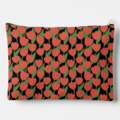 Rode tulpen retro, gepersonaliseerd etui (Achterkant)