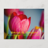 Rode Tulpen · Save the Date Briefkaart (Voorkant)