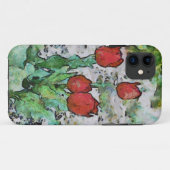 Rode tulpen schilderij Case-Mate iPhone case (Achterkant (horizontaal))
